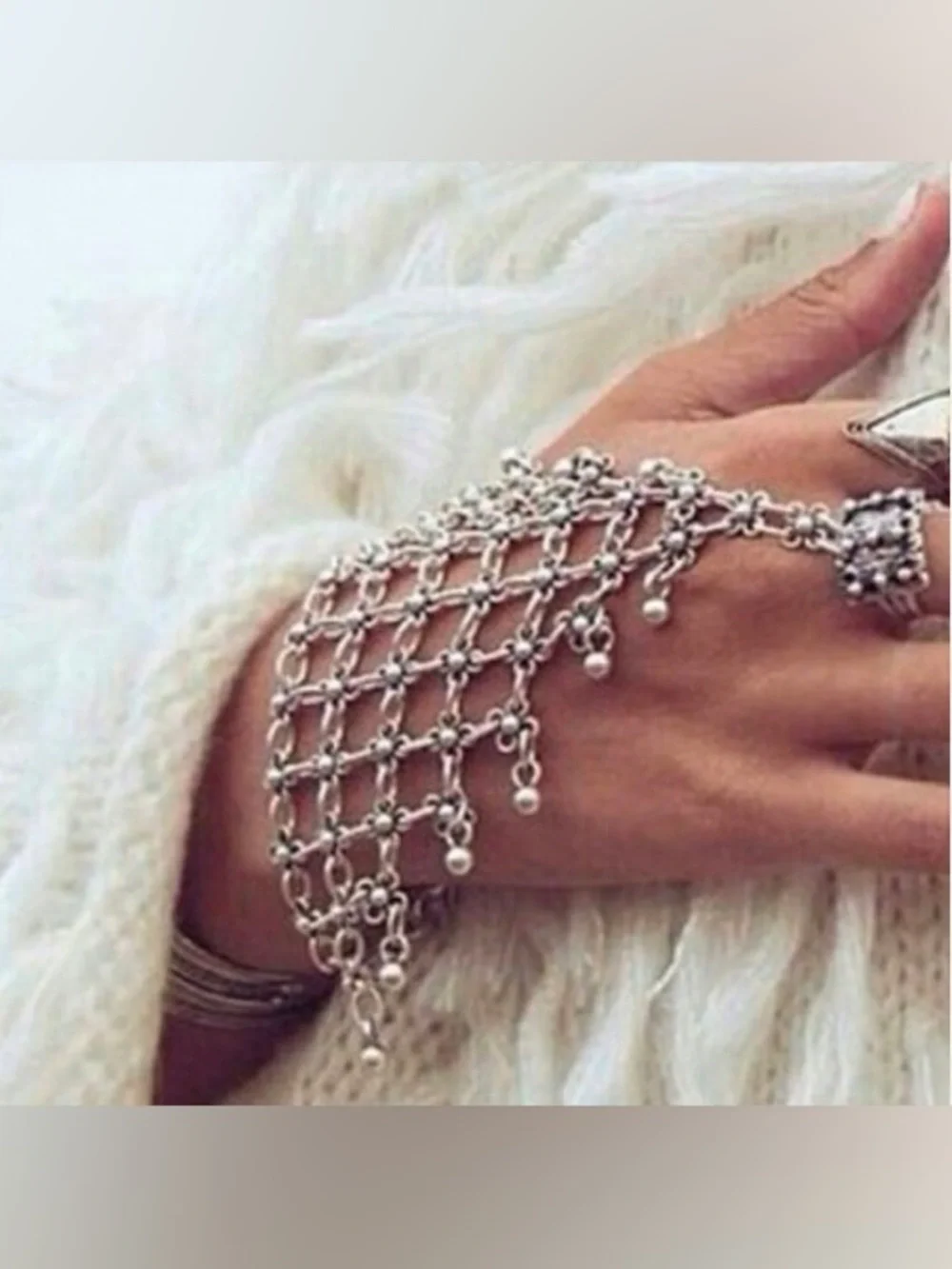 Chainmail VTG Belly Dancer Slave Bracelets - Picture 14 of 14